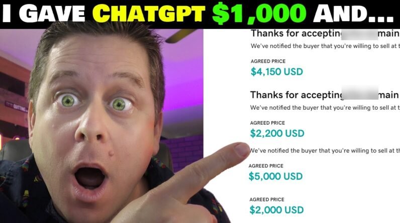 I Gave ChatGPT $1,000 To Invest In Domains On Godaddy [Part 1]