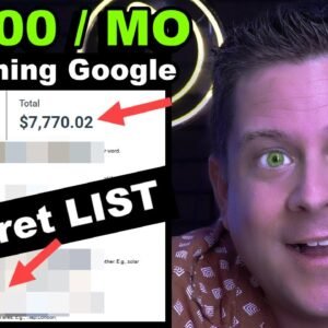 $7,000 Month With THESE Google Search Shortcuts - Make Money Online - I Tried It!