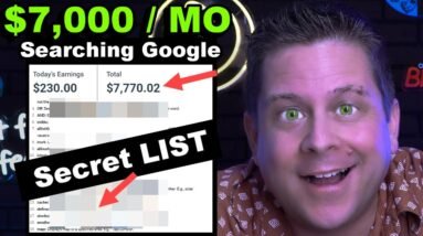 $7,000 Month With THESE Google Search Shortcuts - Make Money Online - I Tried It!